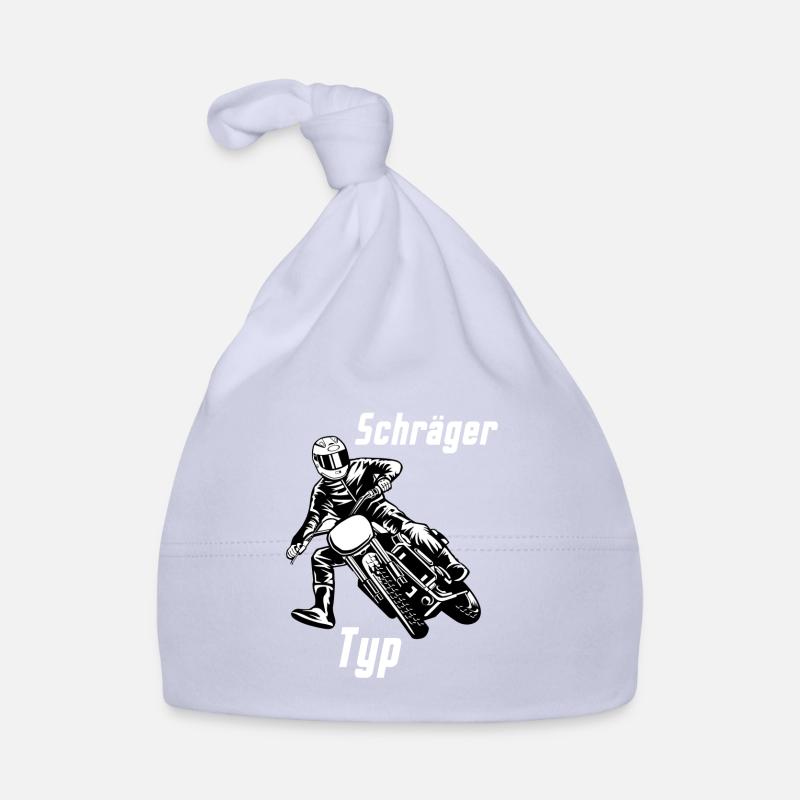 Schraeger Typ Motorrad Baby Bio-Mütze