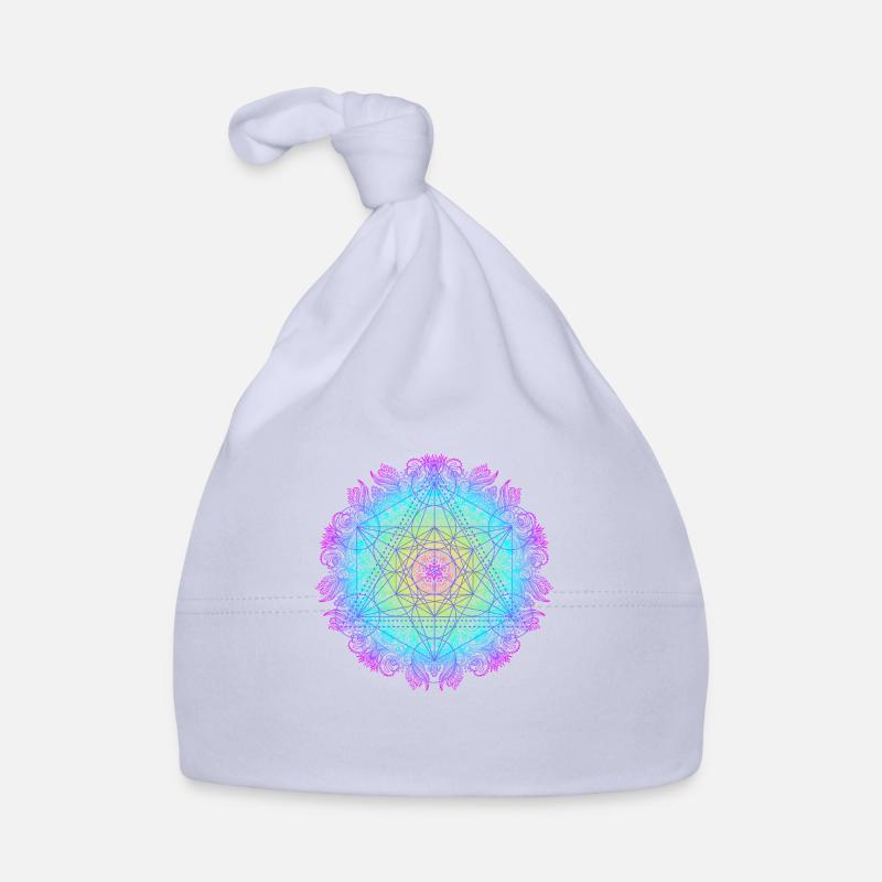 Cube de Métatron , géométrie sacré de l'archange Bonnet bio Bébé