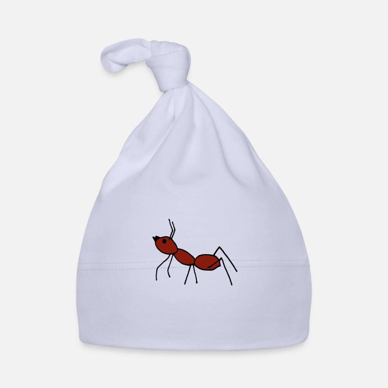 Cute comic ant Organic Baby Cap