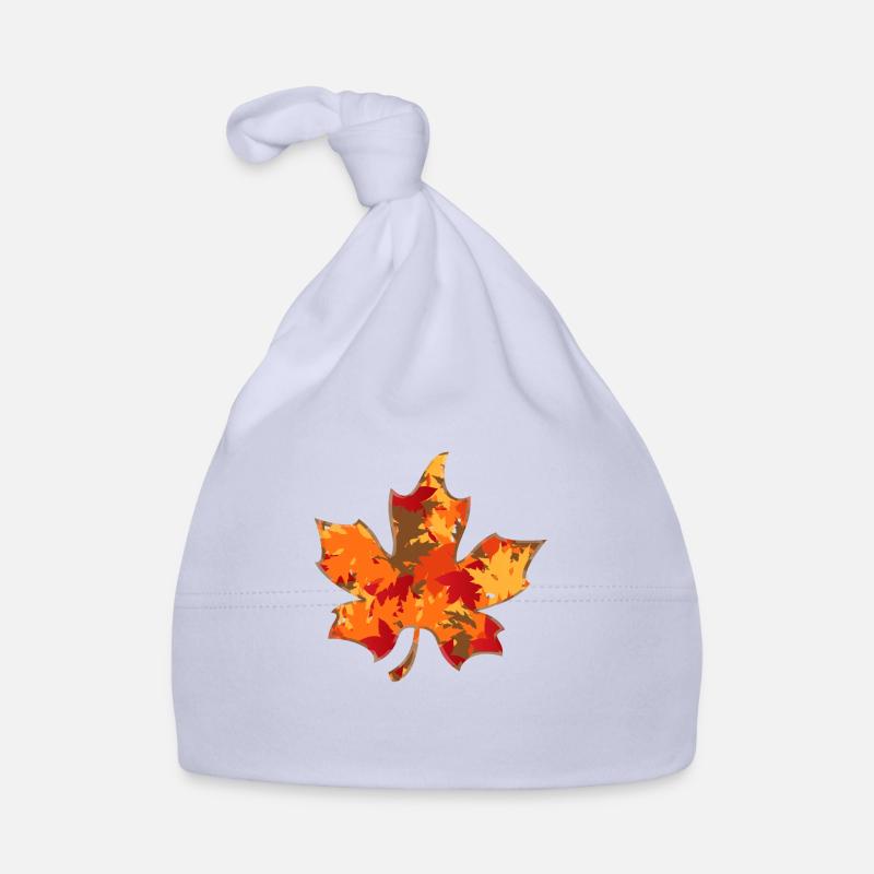Maple leaf maple leaf Organic Baby Cap