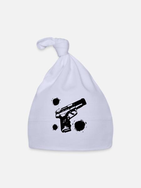 Gun Politics - Baby Bio-Mütze - Sky - Vorne