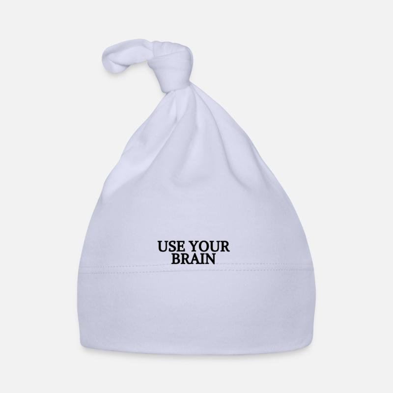 USE YOUR BRAIN Organic Baby Cap