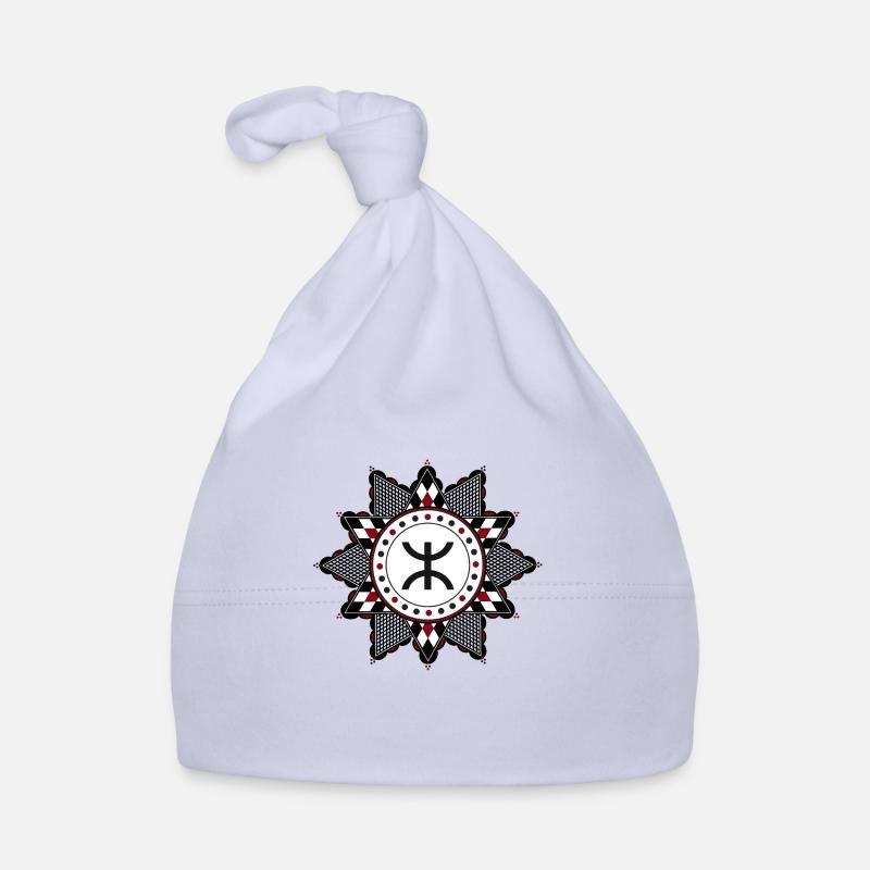 Kabylenmuster Baby Bio-Mütze