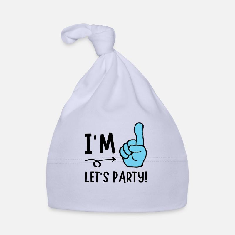 Ich bin einer, lass uns feiern Baby Bio-Mütze