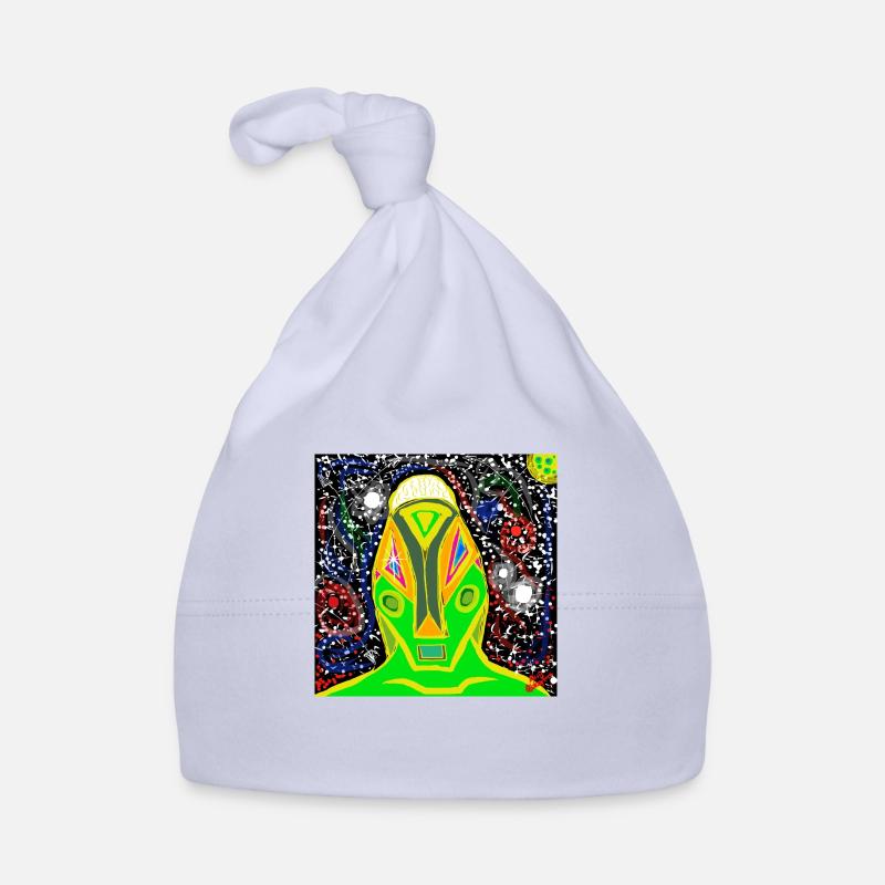 EXTRATERRESTRE AUX YEUX BLEUS - Bonnet bio Bébé - ciel