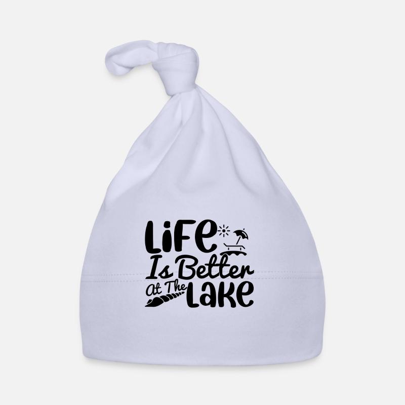 Life is better at the Lake Baby Bio-Mütze