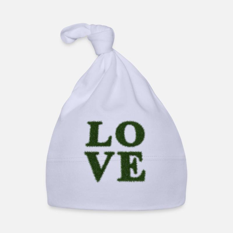 Love - Real Grass 3D Baby Bio-Mütze
