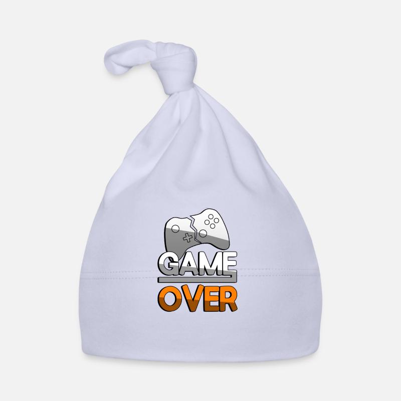 GAME OVER (Orange) + Controller - Gaming Organic Baby Cap