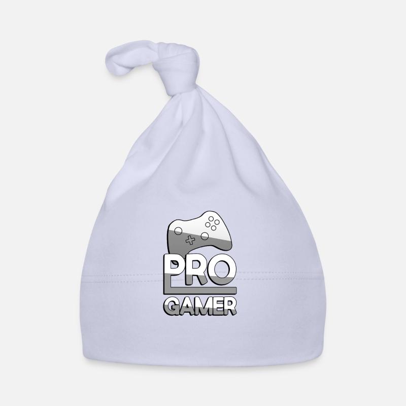 PRO GAMER (Weiß) + Controller - Gaming Baby Bio-Mütze