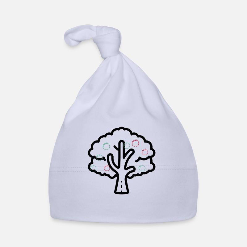 Apfelbaum - Baby Bio-Mütze - Sky