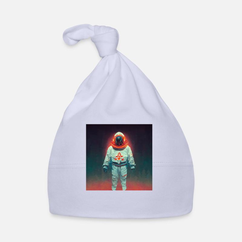 Astronaut Astralmalerei - Baby Bio-Mütze - Sky