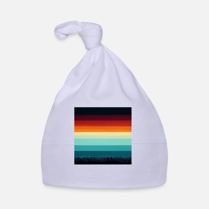 8 Farben 8-bit-vintage-regenbogen Baby Bio-Mütze
