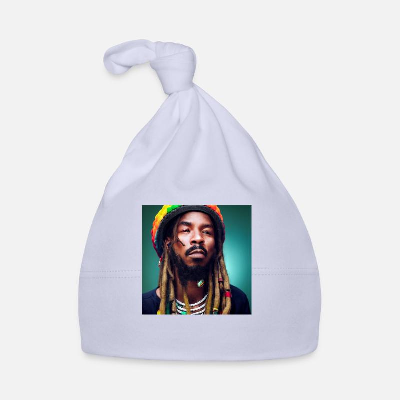 Portrait rastafari Bonnet bio Bébé
