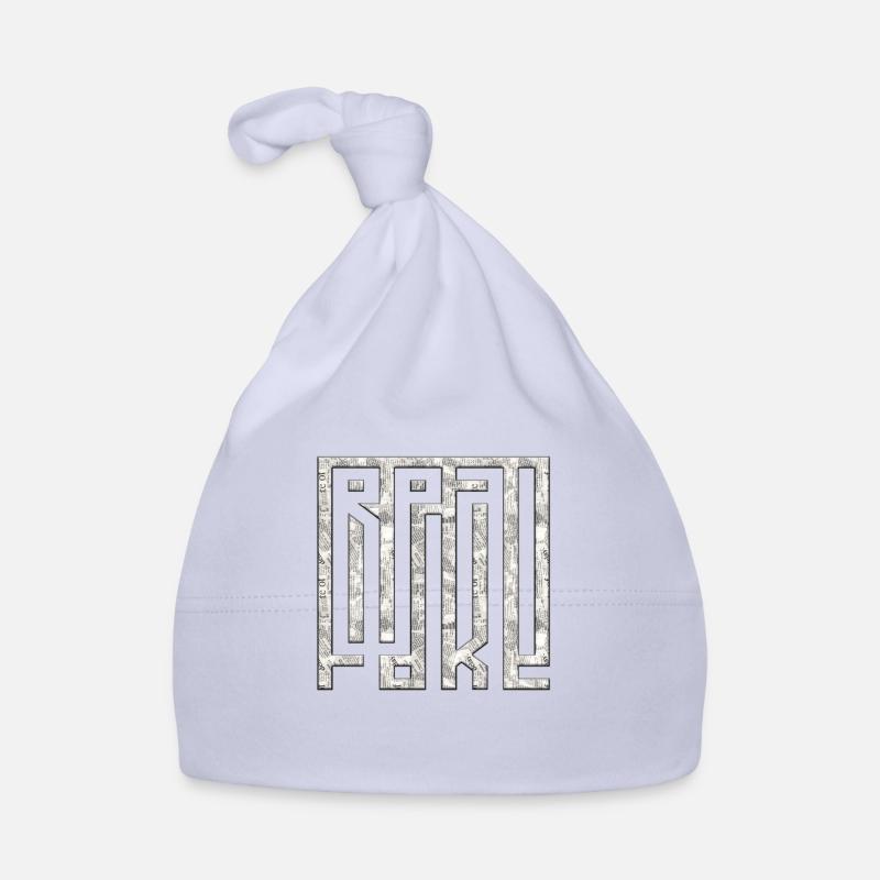think fake positive thoughts happy meditation Organic Baby Cap