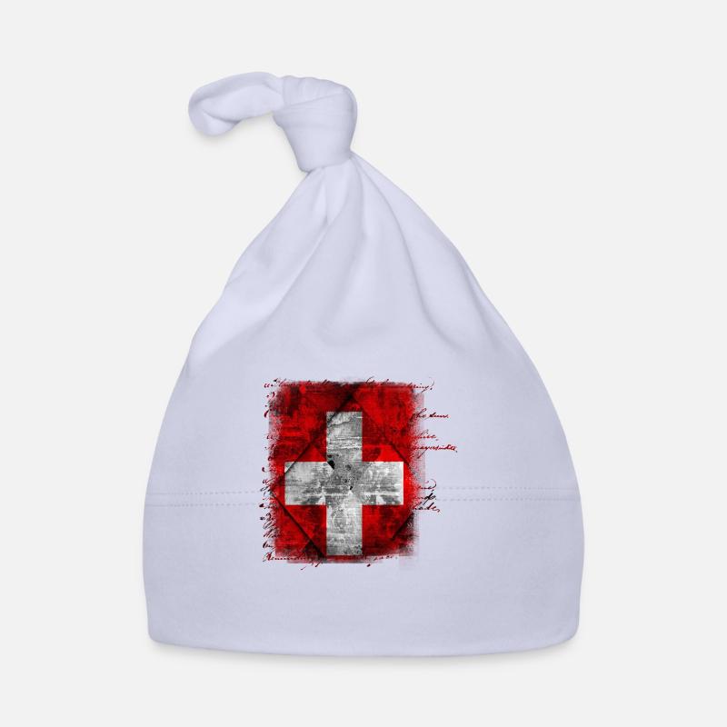 Drapeau de la Suisse Bonnet bio Bébé