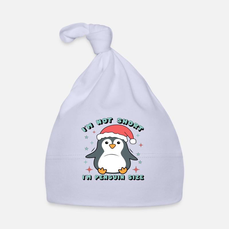 Je ne suis pas petit Je suis Penguin Taille Bonnet bio Bébé