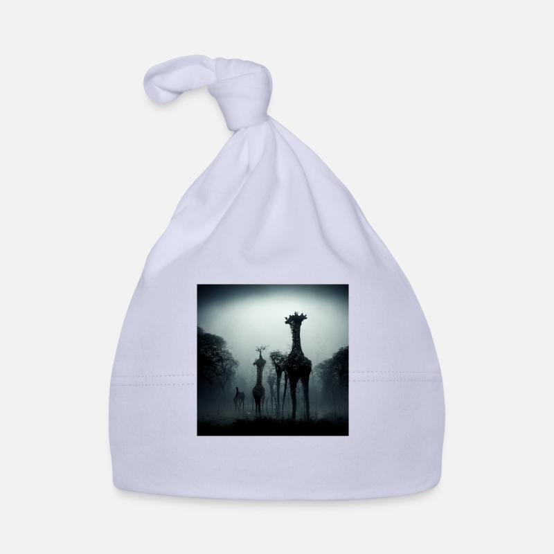 Girrafe in the dark Organic Baby Cap