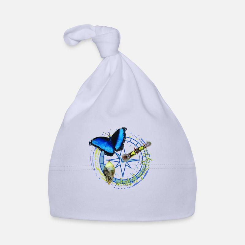 what if you fly? butterfly in evolution Baby Bio-Mütze