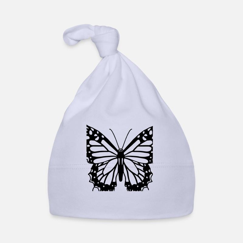 Idée cadeau d’illustration de papillon Bonnet bio Bébé