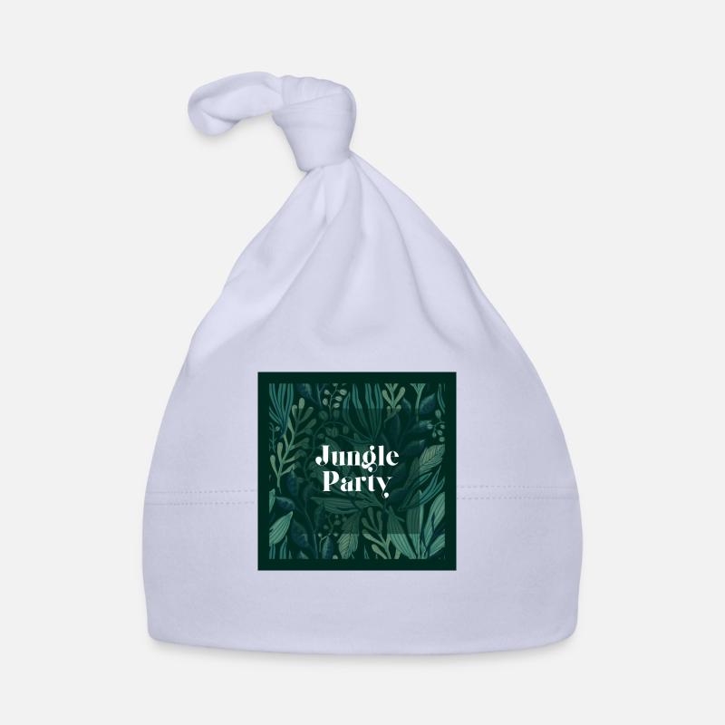 Fête dans la jungle - Bonnet bio Bébé - ciel