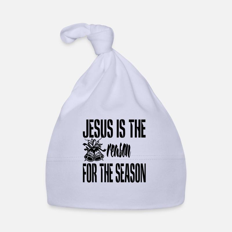 Jésus est la raison de la saison Bonnet bio Bébé