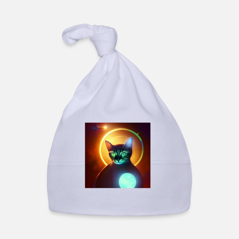 Le chat de l’univers Bonnet bio Bébé