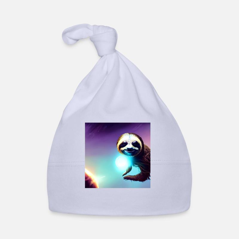 Sloth Chill Lazy Animals Organic Baby Cap