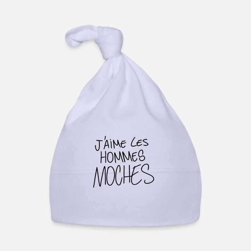 J'aime les hommes moches Bonnet bio Bébé