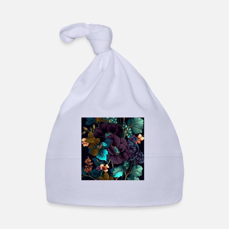 Floral Design 9 Baby Bio-Mütze