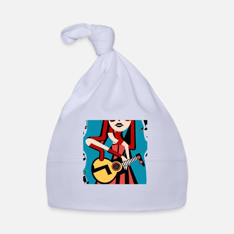 Musik Mädchen Baby Bio-Mütze