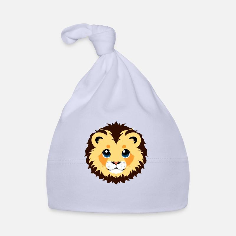 Royal Cartoon Lion Lions Comic 8 Organic Baby Cap