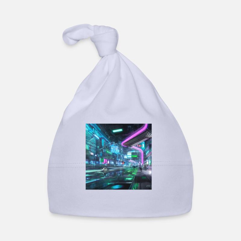 Future - Organic Baby Cap - sky
