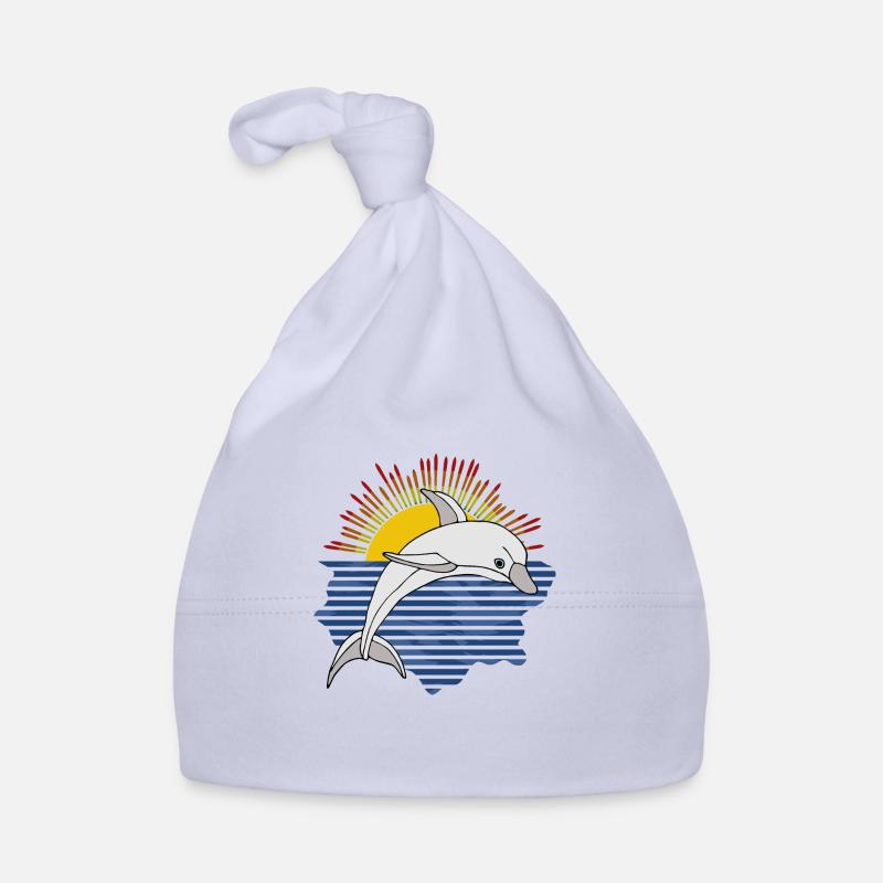 Delfin Baby Bio-Mütze