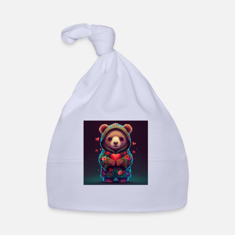 süßer teddy bär Baby Bio-Mütze