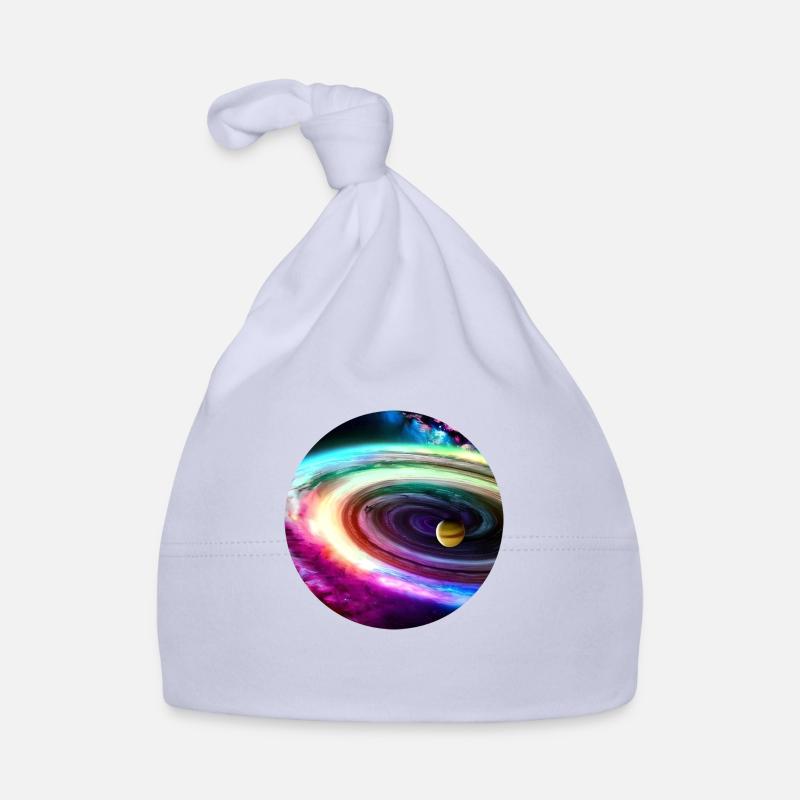 Galaxy Digital Art Organic Baby Cap