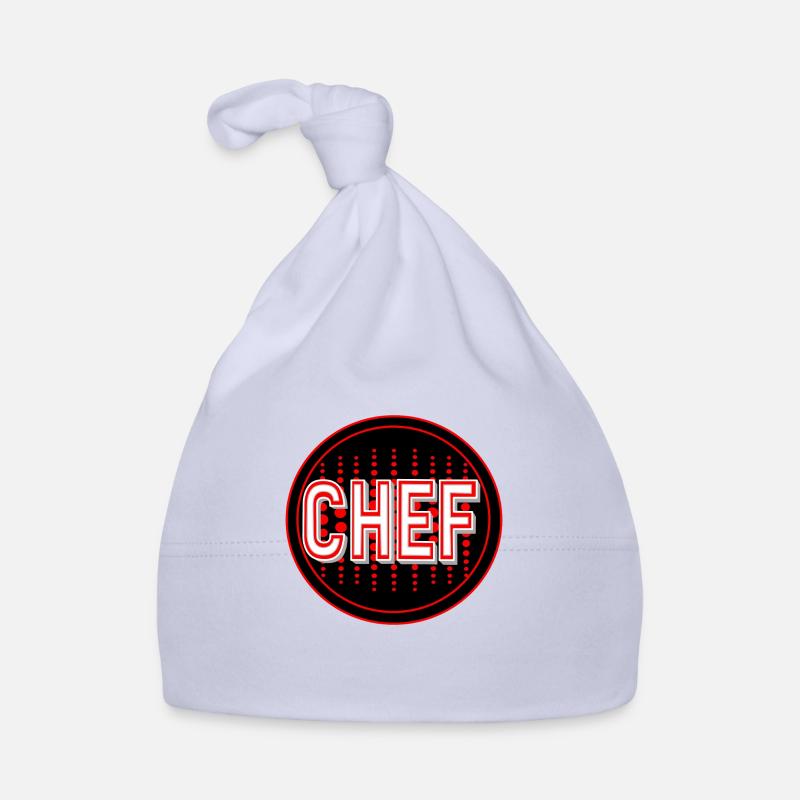 Chef avec un beau parcours - Bonnet bio Bébé - ciel
