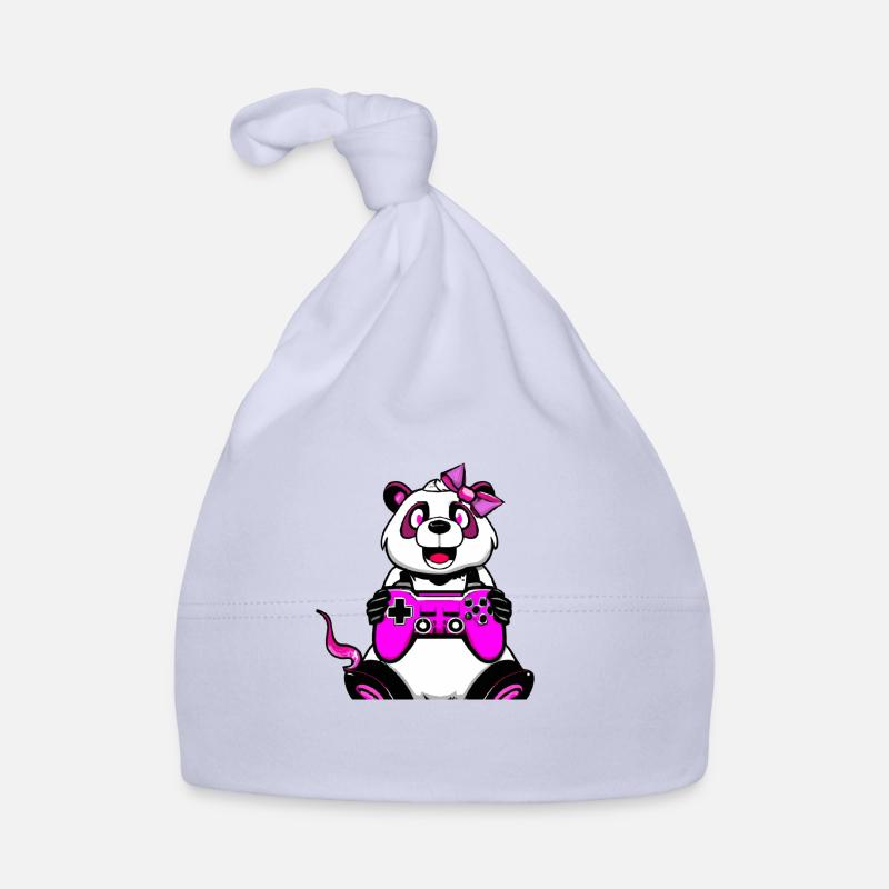 Gaming Panda Organic Baby Cap