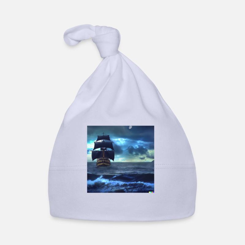 Dark waves Organic Baby Cap