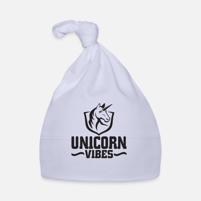 Vibrations licorne Bonnet bio Bébé