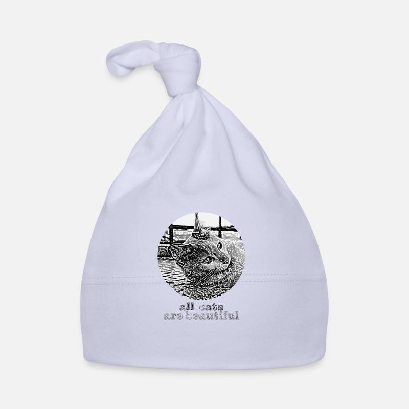 tous les chats sont beaux Bonnet bio Bébé