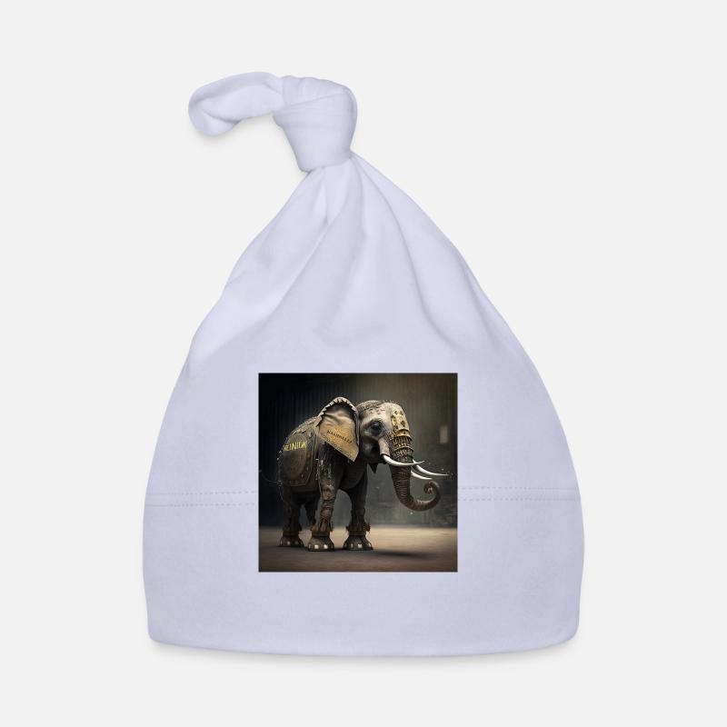 Elefant in Kenia Baby Bio-Mütze