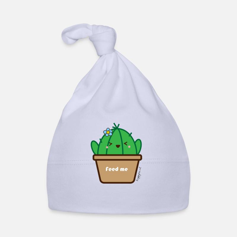 Bébé cactus 'Feed me' à la fleur bleue TM Bonnet bio Bébé