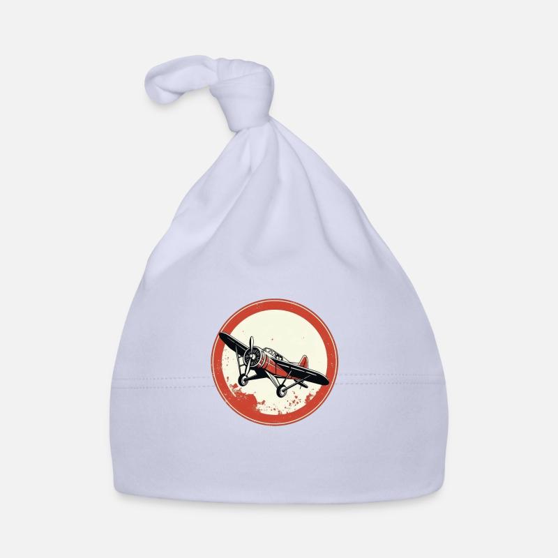 Flugzeug Retro Propeller Baby Bio-Mütze