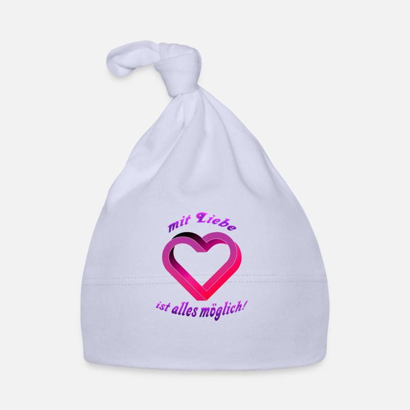 The impossible Heart Baby Bio-Mütze