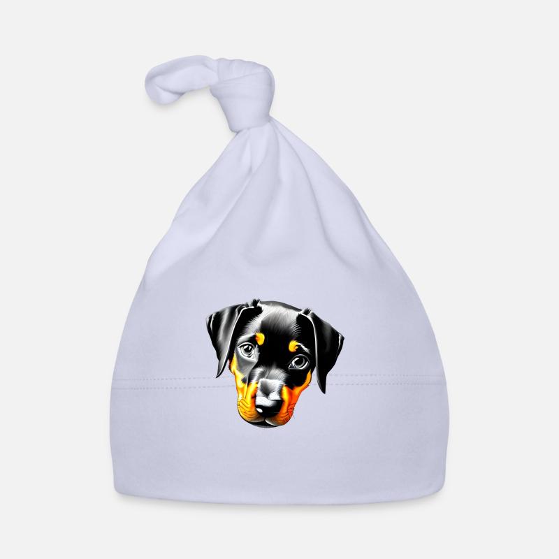 Doberman Doberman chiot chien Doberman dresseur Bonnet bio Bébé