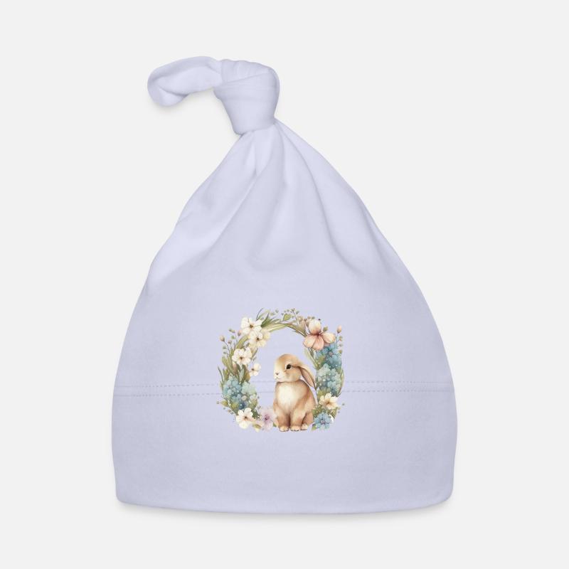 Couronne de fleurs de lapin Bonnet bio Bébé