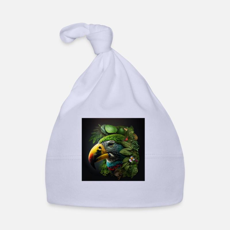 Perroquet dans la nature Bonnet bio Bébé