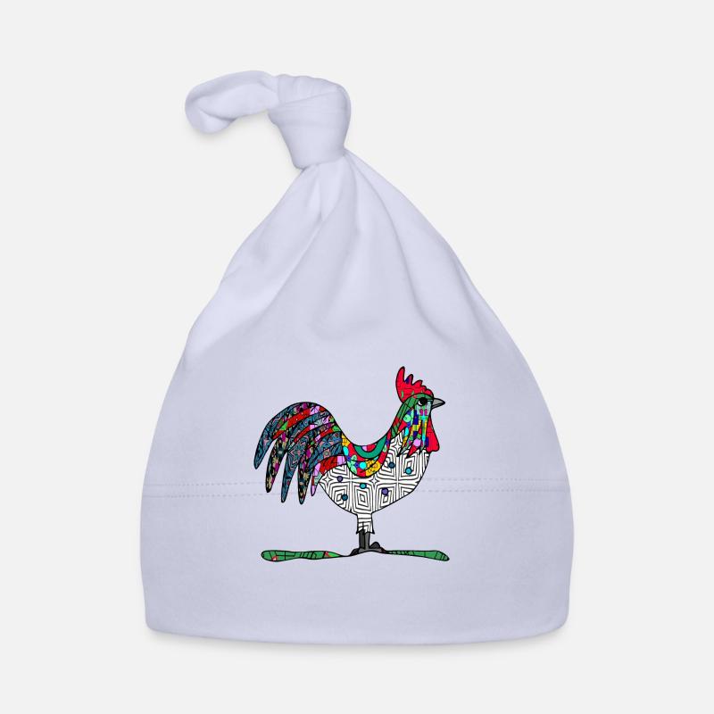 Rooster Organic Baby Cap