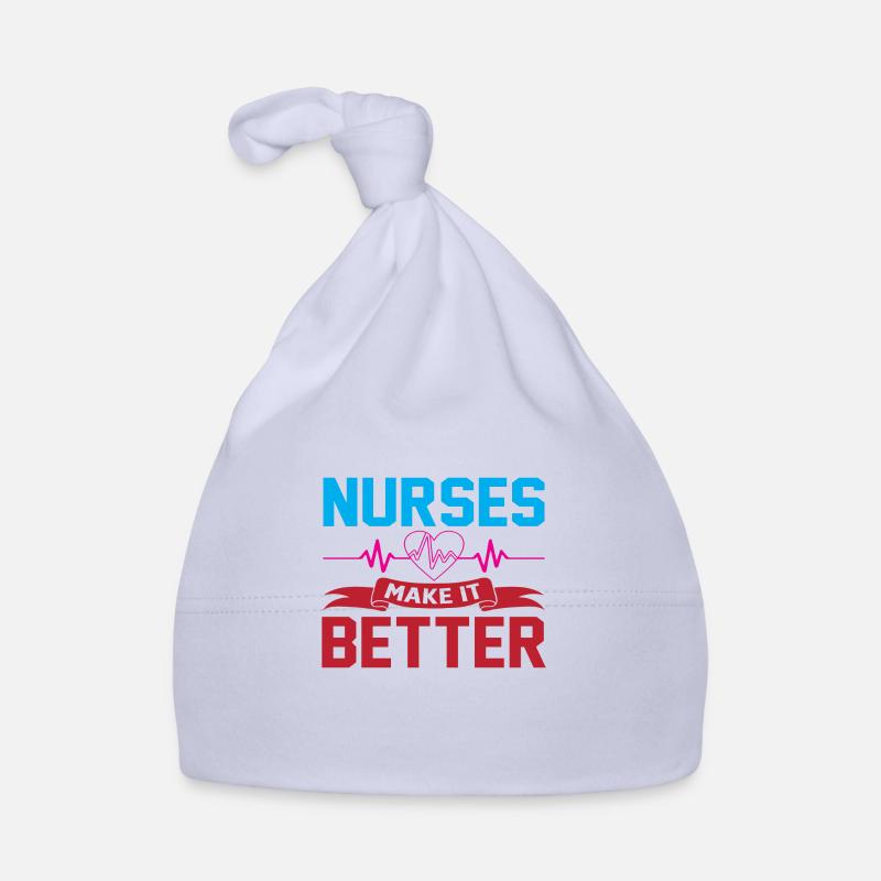 Nurses make it better Organic Baby Cap