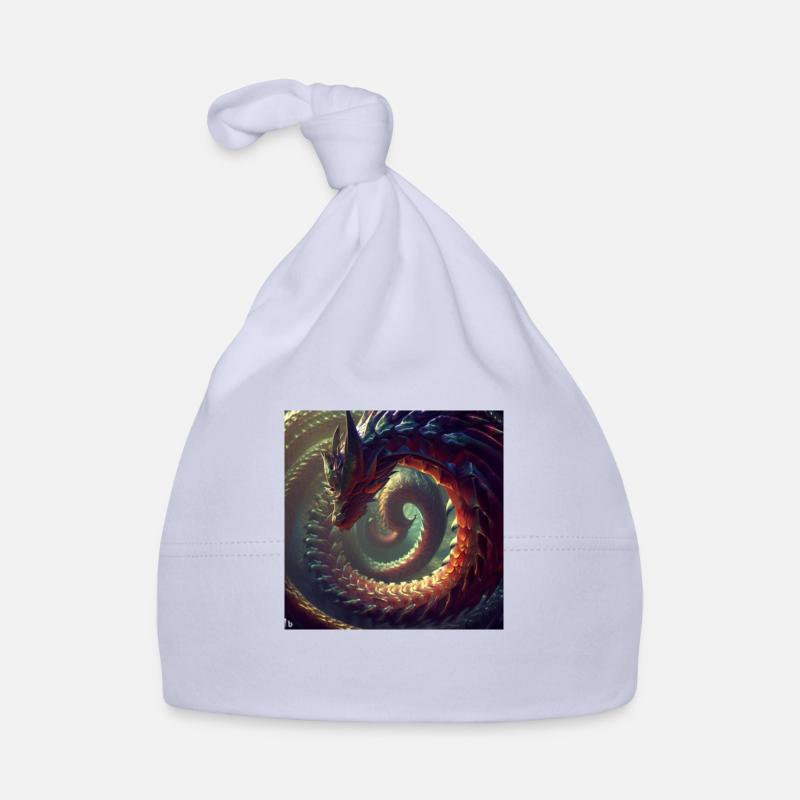 The Infinity Dragon Organic Baby Cap